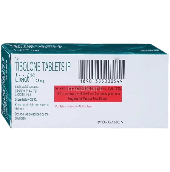 livial 2.5mg tablet 28's